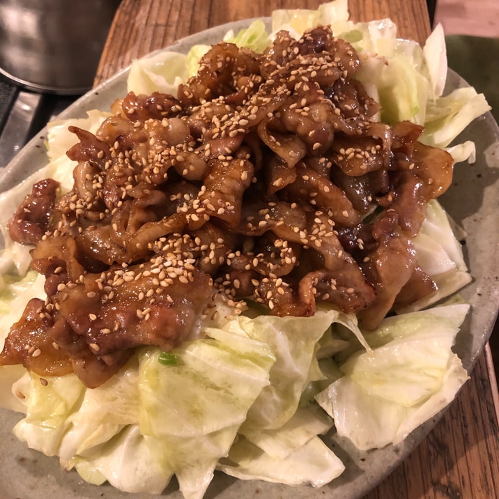 最強定番おかず！！【甘辛豚バラキャベツ】